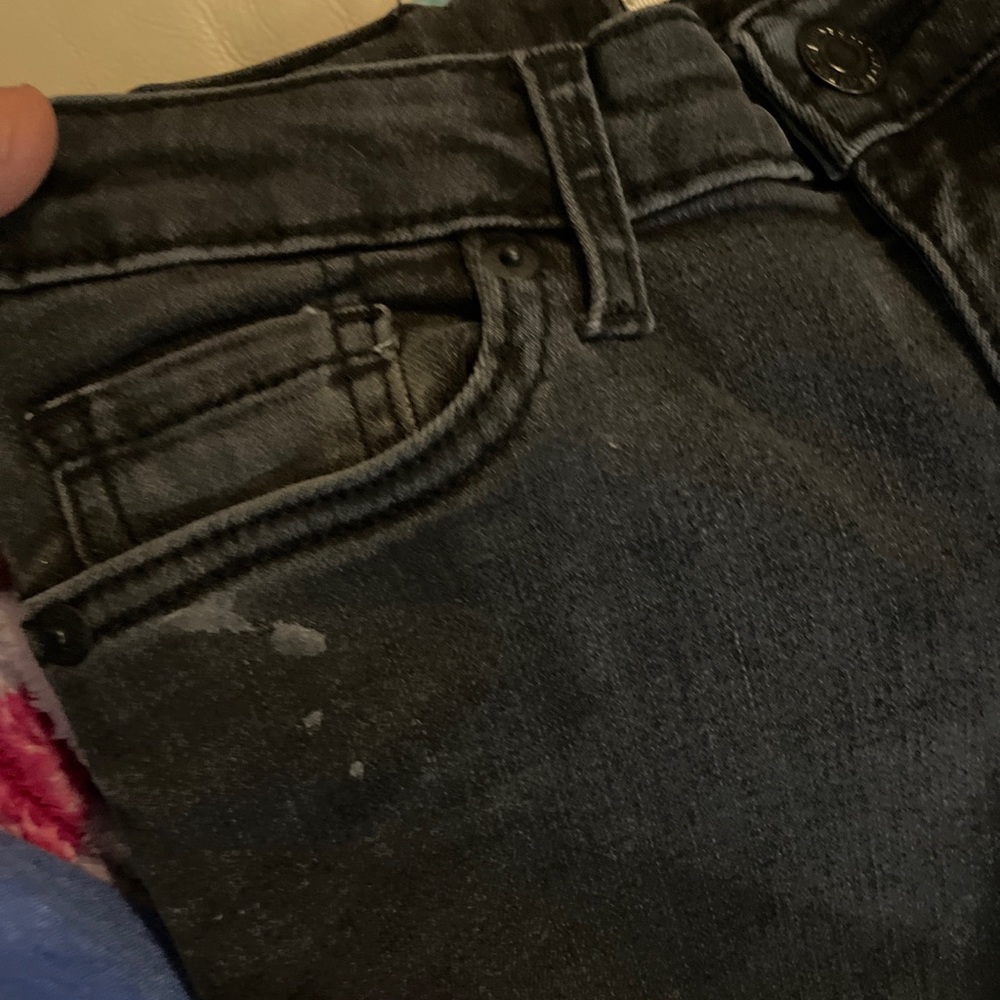 Girls Levis 710 Black Jeans Size 10 Regular. Ankle Super Skinny. Adjustab Waist